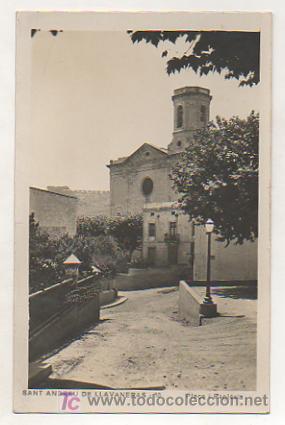 Postkarten: SAN ANDREU DE LLAVANERAS. PLA&Ccedil;A I ESGL&Eacute;SIA.