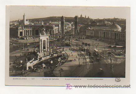 Postales: BARCELONA. PLAZA DE ESPA&Ntilde;A. - Foto 1