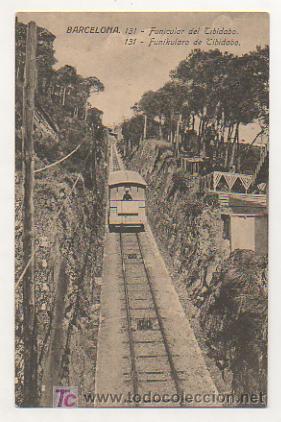 Postales: BARCELONA. FUNICULAR DEL TIBIDABO. - Foto 1