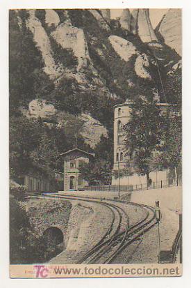 Postkarten: MONTSERRAT. ESTACION DEL FERROCARRIL. (L. ROCA. SERIE 2, N&ordm; 14)