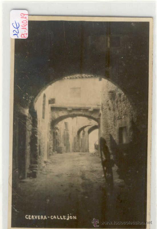 Postales: (PS-14019)POSTAL DE CERVERA(LLEIDA)-CALLEJON