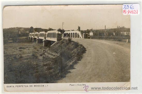 Postcards: (PS-14121)POSTAL FOTOGRAFICA DE SANTA PERPETUA DE MOGUDA-PONT I ESCOLES