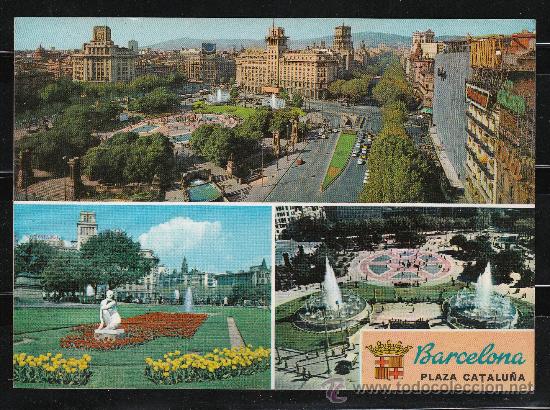 Postales: BARCELONA. PLAZA DE CATALU&Ntilde;A - Foto 1