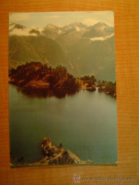 Cartoline: POSTAL PIRINEO CATALAN ESTANY DE NAORTE AL FONDO MACIZO DE LA PICA D&acute;ESTATS SIN CIRCULAR