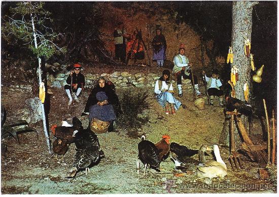 Postales: postal la pobla de montornes -tarragona- pessebre vivent - nadal /navidad -ed. ro-foto -a&ntilde;o 1979 s/c
