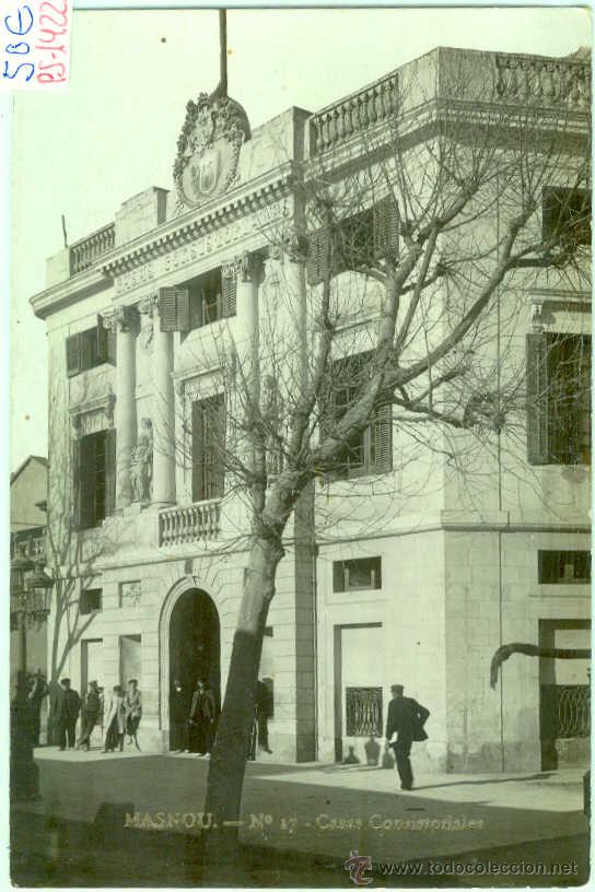 Postkarten: (PS-14225)POSTAL FOTOGRAFICA DE MASNOU-CASAS CONSISTORIALES