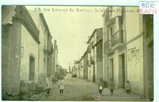Postcards: (PS-14219)POSTAL FOTOGRAFICA DE SAN LORENZO DE HORTONS-CALLE BINTA FILOMENA