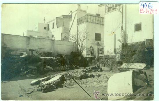 Postcards: (PS-14204)POSTAL FOTOGRAFICA DE LLORET DE MAR(GIRONA)-TEMPORAL