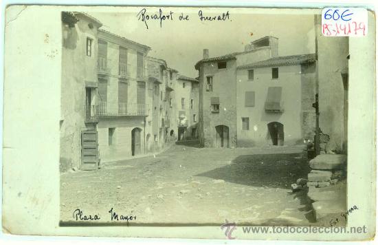 Postkarten: (PS-14179)POSTAL FOTOGRAFICA DE ROCAFORT DE QUERALT(TARRAGONA)-PLAZA MAYOR