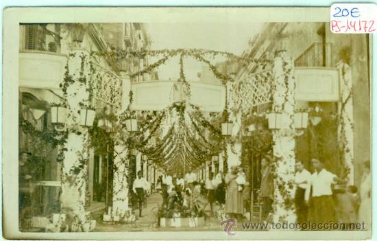 Postcards: (PS-14172)POSTAL FOTOGRAFICA DE BARCELONA-FIESTAS DE GRACIA.CALLE VERDI