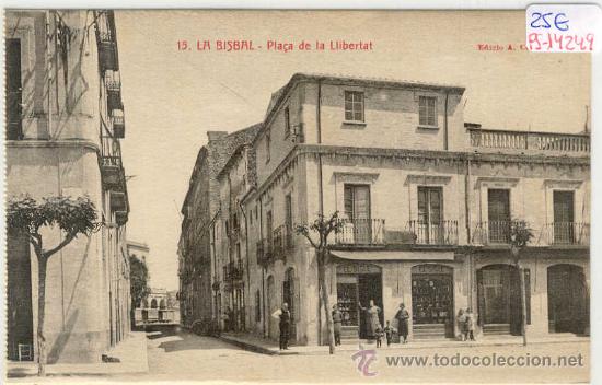 Postcards: (PS-14249)POSTAL DE LA BISBAL(GIRONA)-PLA&Ccedil;A DE LA LLIBERTAT