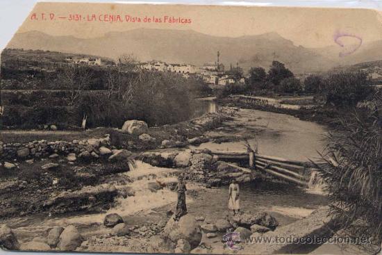 Postkarten: LA CENIA(TARRAGONA).- VISTA DE LAS F&Aacute;BRICAS