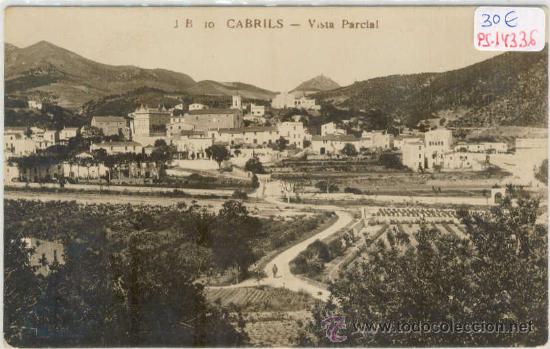 Postcards: (PS-14336)POSTAL FOTOGRAFICA DE CABRILS-VISTA PARCIAL