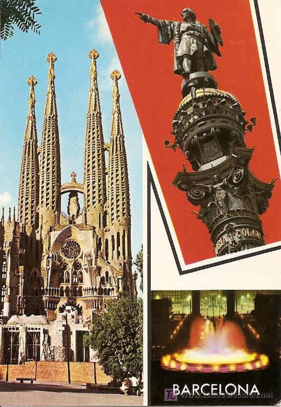 Postales: BARCELONA - RECUERDO - Foto 1