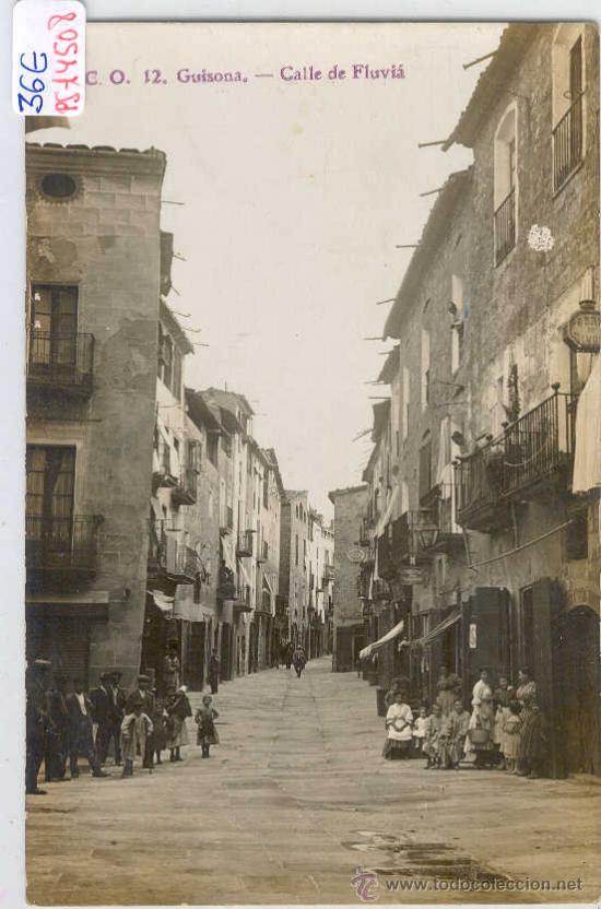 Postkarten: (PS-14508)POSTAL FOTOGRAFICA DE GUISONA(LLEIDA)-CALLE DE FLUVIA