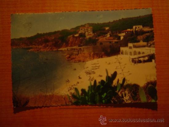 Cartoline: POSTAL PLAYA EL PORT PELEGRI DE CALELLA DE PALAFRUGELL CIRCULADA