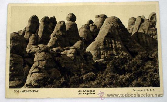 Cartes Postales: Postal Montserrat Les Agulles Fot&oacute;grafo Junqu&eacute; OSB