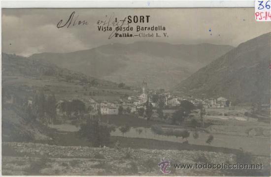 Postcards: (PS-14668)POSTAL FOTOGRAFICA DE SORT(LLEIDA)-VISTA DESDE BARADELLA