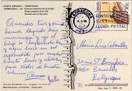 Postales: REVERSO DE LA POSTAL  - Foto 2