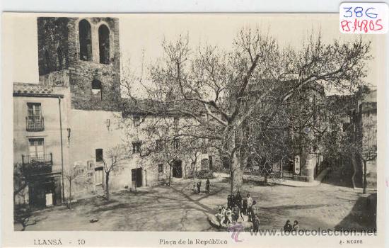 Postkarten: (PS-14805)POSTAL FOTOGRAFICA DE LLANSA-PLA&Ccedil;A DE LA REPUBLICA