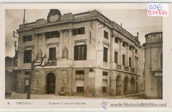 Postkarten: (PS-14804)POSTAL FOTOGRAFICA DE MASNOU-CASAS CONSISTORIALES
