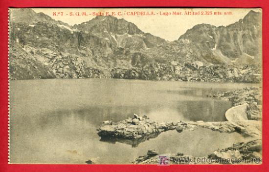 Postales: CAPDELLA, LERIDA, LAGO MAR,     P33761 - Foto 1