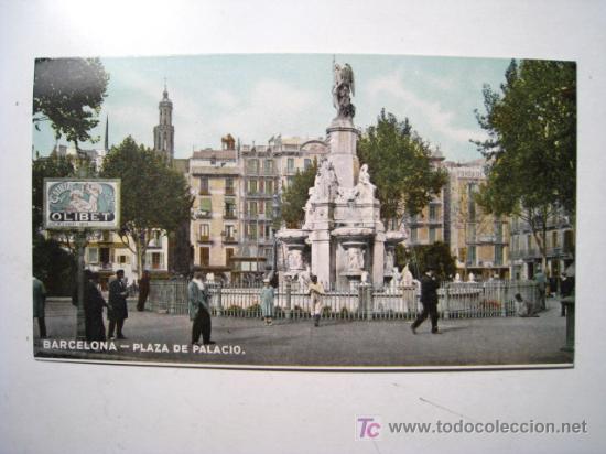 Postales: POSTAL BARCELONA: PLAZA DE PALACIO (THOMAS) - Foto 1