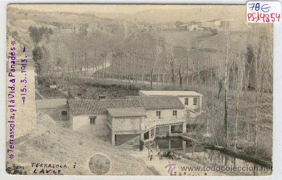 Postcards: (PS-14854)POSTAL FOTOGRAFICA DE TERRASOLA Y LAVIT(TORRELAVIT)-VISTA PARCIAL 15-3-1913