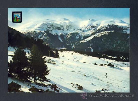 Postales: Postal de LA MOLINA: Pista llarga, Tossa d' Alp. Esqui (Escudo de Oro num.3330)