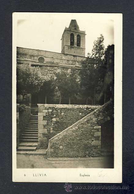 Postales: Postal de LLIVIA: Esgl&eacute;sia (num.6) - Foto 1