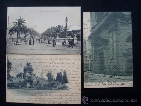 Postales: 3 postales Barcelona 1902/08/24 - Foto 1