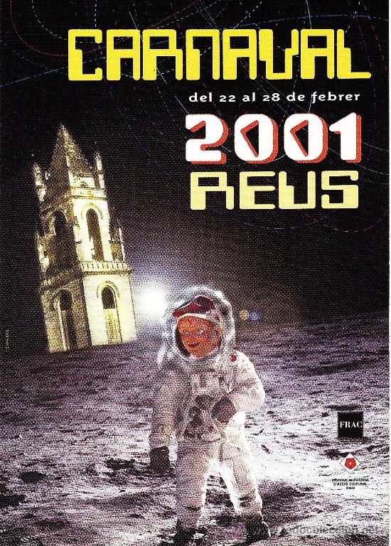 Postales: reus.- carnaval 2001 .- en el dorso programa de actos .- - Foto 1