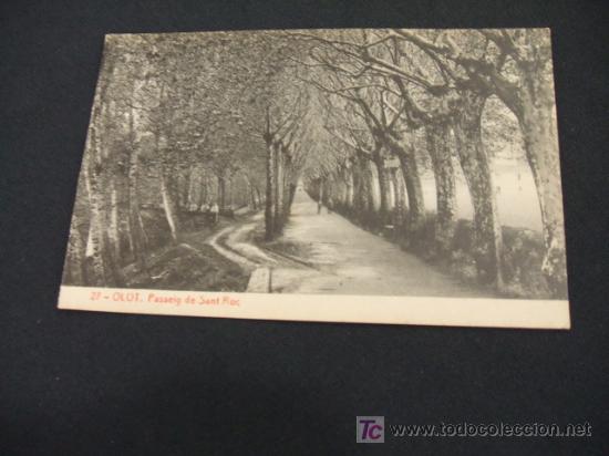 Postales: PASSEIG DE SANT ROC - OLOT - - Foto 1
