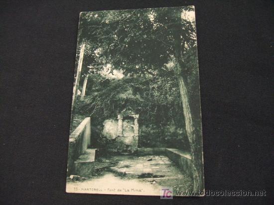 Postales: FONT DE LA MINA - MARTORELL - - Foto 1