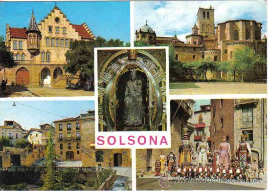 Postales: Solsona - 18 Diversos aspectos de la ciudad - Foto 1
