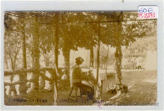 Postcards: (PS-15191)POSTAL FOTOGRAFICA DE VIMBODI(TARRAGONA)-EL COMEDOR.KM.901