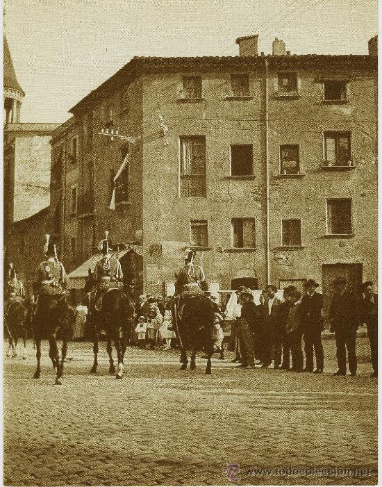 Postkarten: reus.- desfilada cavalleria de 1919.- reproduccion.- invitacion al museo s. vilaseca.- a&ntilde;o 1992