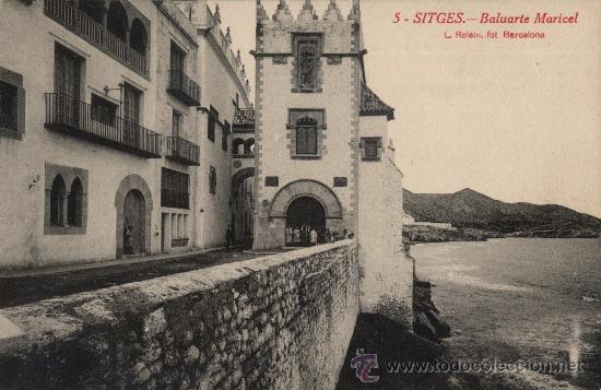 Postales: Sitges : Baluarte Maricel - Foto 1