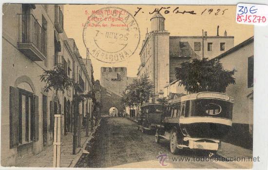 Postcards: (PS-15270)POSTAL DE MONTBLANCH-CARRER D&acute;AGUILO