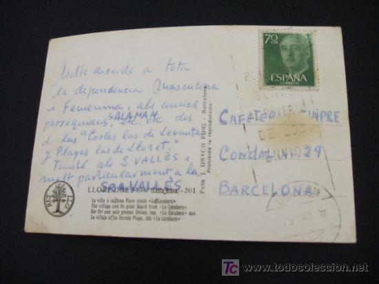 Postales: LLORET DE MAR - COSTA BRAVA - - Foto 2