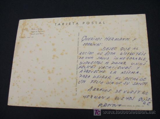 Postales: SITGES - PLAYA Y PUNTA - - Foto 2