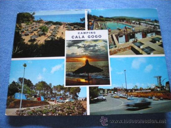 Postcards: POSTAL COSTA BRAVA CALONGE CAMPIN CALA GOGO CIRCULADA