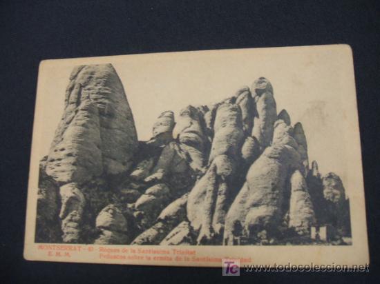 Postales: ROQUES DE LA SANTISIMA TRINITAT - MONTSERRAT - - Foto 1
