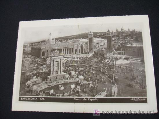 Postales: BARCELONA - PLAZA DE ESPA&Ntilde;A - - Foto 1