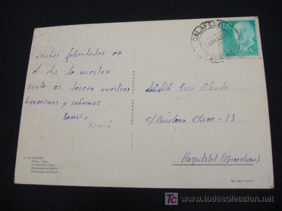 Postales: CALAFELL - PASEO Y PLAYA - - Foto 2