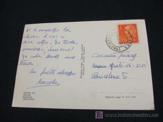 Postales: GELIDA - FUNICULAR - - Foto 2