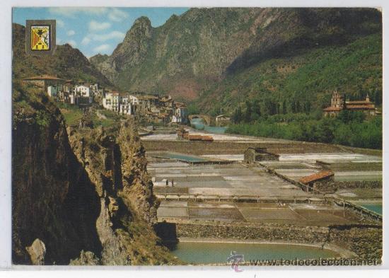 Postales: TARJETA POSTAL DE EL PALLARS GERRI DE LA SAL PERPECTIVA PIRINEU CATALA LERIDA SALINAS