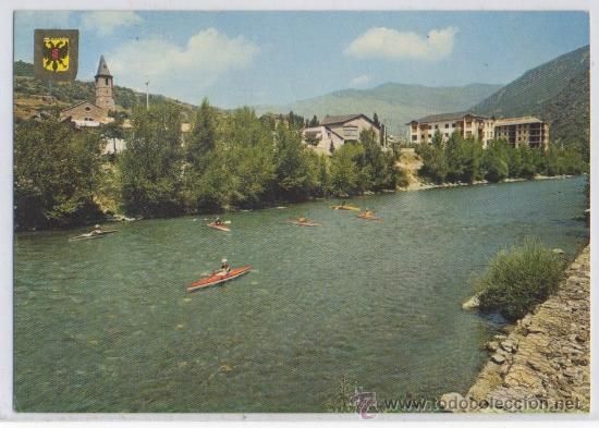 Postales: TARJETA POSTAL DE SORT PIRAG&Uuml;ISMO EN EL NOGUERA PALLARESA PIRINEU CATALA LERIDA