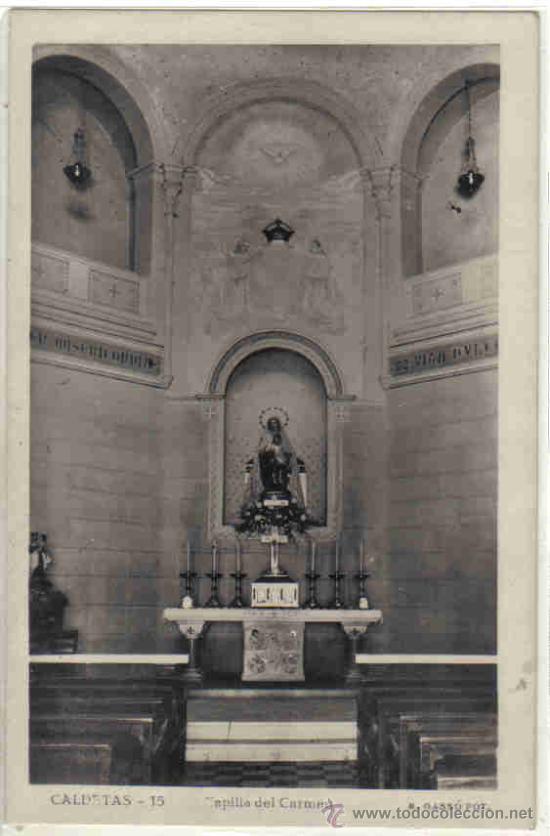 Postales: Caldetas - 15 Capilla del Carmen - Foto 1