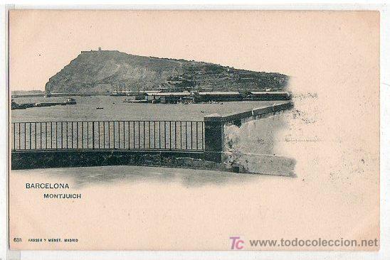 Cartoline: TARJETA POSTAL DE BARCELONA.MONTJUICH. 638 HAUSER Y MENET